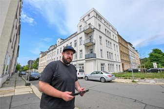 Chemnitz: Maisonette statt Maßkrug – Wohnen im früheren Hofbräuhaus - Daniel Banz von der Firma Isi Home hat die Sanierung als Bauleiter betreut.