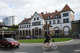 Chemnitz: Neuer Kunstraum eröffnet - Der Urban Art Space liegt unmittelbar hinter dem Club Transit.