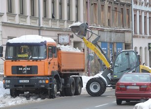 Chemnitz räumt den Weg frei für Räumautos - 