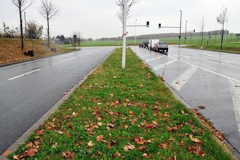 Der vierspurig ausgebaute Südring endet derzeit an der Augustusburger Straße.