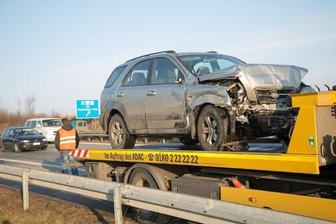 Chemnitz/Stollberg: Acht Unfälle auf der A72 -