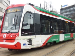 Chemnitz: Straßenbahnen kollidiert - 