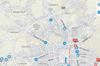 Chemnitz: Wo Baustellen den Verkehr behindern -