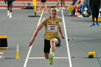 Chemnitzer Dreispringer Max Heß nach WM-Enttäuschung zwischen Frust und Zuversicht - Am Ende nur Neunter: Max Heß verfehlte bei der Hallen-Weltmeisterschaft in Glasgow die angestrebte Weite von 17 Metern deutlich.