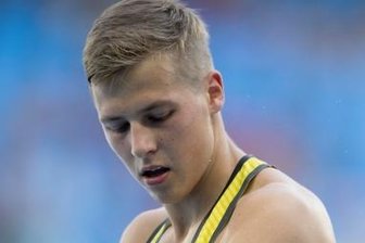 Chemnitzer Dreisprung-Duo im Zwiespalt der Gefühle - Max Heß schrammte knapp am Finale vorbei.