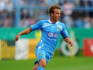 Chemnitzer Fabian Stenzel absolviert 250. Drittliga-Einsatz - Fabian Stenzel im Stadion an der Gellertstraße in Chemnitz.