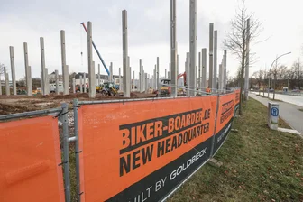 Chemnitzer Fahrradhändler „Biker & Boarder“ lässt neuen Firmensitz bauen - An der Ecke Annaberger Straße/Treffurthstraße entsteht die neue Zentrale von Biker & Boarder.