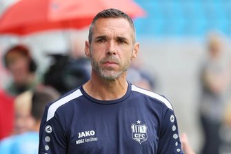 Chemnitzer FC: Coach Tiffert rüttelt nach 1:6-Klatsche seine Kicker wach - CFC-Trainer Christian Tiffert.