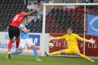Chemnitzer FC patzt bei Glöckner-Einstand in Großaspach - Kai Brünker erzielt das 1:0 für Großaspach.