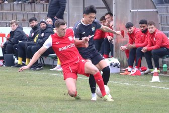 Chemnitzer FC verpatzt Generalprobe fürs Derby und freut sich über einen Rückkehrer - Jong-min Seo (r.) brachte den CFC 1:0 in Führung.