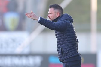 Chemnitzer FC: Wiedergutmachung nach der „Katastrophe“ von Zwickau? - CFC-Trainer Benjamin Duda versuchte in Zwickau vergeblich, seine Mannschaft zu einer besseren Leistung zu animieren.
