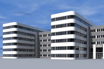 Chemnitzer Firma IAV baut ab Mai in Stollberg - Das Modell zeigt: Die IAV in Stollberg hat alles andere als den typischen Gewerbegebiets-Charme. Es soll direkt an der Anschlussstelle der A72 Stollberg West gebaut werden.
