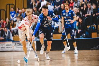 Chemnitzer Floorballer gehen erstmals als Tabellenführer in die Playoffs - und haben dennoch nicht das erste Heimrecht - Durch den 8:3-Sieg gegen Kaufering sicherten sich die Floor Fighters um Kapitän Hannes Langenstraß die Hauptrundenmeisterschaft.