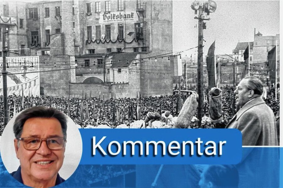 Chemnitzer Geschichte: Selbst die Kulturhauptstadt 2025 kokettiert mit nichtssagenden Gemeinplätzen - 5. Mai 1993 in Chemnitz: Otto Grotewohl verleiht Chemnitz den Namen Karl-Marx-Stadt. 