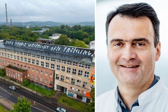 Chemnitzer Klinik mit Geschichte: Erinnerungen an ein verschwundenes Krankenhaus - Das Kunstfestival Ibug gastiert im einstigen Krankenhaus an der Scheffelstraße. Auch Prof. Dr. Mathias Hänel war dort einst als junger Arzt tätig.