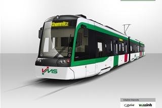 Chemnitzer Modell: Abstimmung über Straßenbahn-Design begonnen - Der VMS lässt über das Design seiner Bahn für das Chemnitzer Modell abstimmen.
