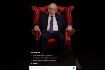 Chemnitzer Sprachwissenschaftler geben Holocaust-Überlebendem eine bleibende Stimme im Internet - Drei Fragen werden vorgeschlagen, die man dem digitalen Abbild von Abba Naor stellen kann. Insgesamt sind es rund 200.
