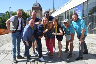 Chemnitzer Stadtfest-Nachfolger: Künstler stehen fest - Die Veranstalter des ersten Chemnitzer Bürgerfestes, v.l.n.r.: Rico Illgen , Sebastian Thieswald, Holger Raddatz, Mirjam Weigelt, Kevin Morris, Monic Wölker, Bianca Steinbock, Volker Beyer und Chris Dietrich.
