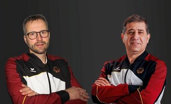 Chemnitzer verwundert über neuen Turn-Bundestrainer - Die neuen Bundestrainer Valeri Belenki (r., Männer ) und Gerben Wiersma (Frauen). Foto: DTB 
