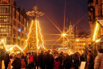 Chemnitzer Weihnachtsmarkt eröffnet - Der Weihnachtsmarkt in Chemnitz ist eröffnet.