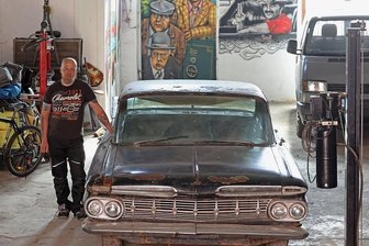 Chevrolet der Olsenbande aus Auerbach verkauft - Denny Funke hat seinen Olsenbande-Schlitten verkauft.