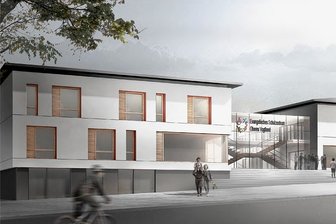 Christlicher Träger kämpft um Geld für Schulbau in Bad Elster - So könnte der Schulneubau des OVV an der Hagerstraße in Bad Elster aussehen.