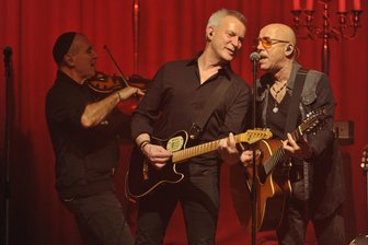 City verewigt sich im Silbernen Buch der Stadt Freiberg - City mit Frontmann Toni Krahl und Dirk Michaelis bei einem ihrer Konzerte im Tivoli Freiberg.