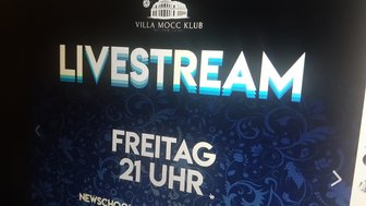 Die Moccabar lädt am Freitagabend zur Clubnacht. Aber eben per Livestream.