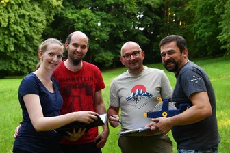 Comeback nach 12 Jahren: Lunzenauer holen sich ihr Parkfest zurück - Das sind vier der neuen Parkfreunde Lunzenau: Vanessa Nagel, Robert Lippmann, Ronny Hummitzsch und Steven Bertl (v. l.).