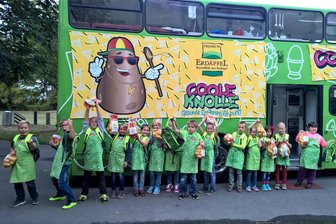 „Coole Knolle“: Kochbus soll Grundschüler in Glauchau und Thurm auf den Kartoffel-Geschmack bringen - Der Kochbus der sächsischen Marktgemeinschaft Erdäpfel kommt nach Westsachsen.