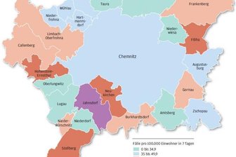Corona-Daten für Chemnitz und Umgebung: Kein klares Bild - 