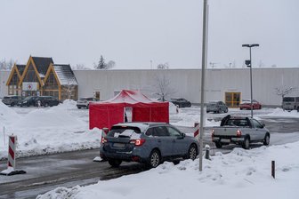 Impfzentrum in Eich.