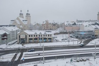 Corona-Lage im Vogtland: Grenz-Regelung trennt Vater von Baby - Plauen im Corona-Winter.