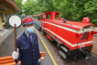 Corona-News aus Chemnitz: Verkehr, Kultur, Sport - überall Baustellen - Mit zweimonatiger Verzögerung hat die Parkeisenbahn am Wochenende ihren Saisonstart nachgeholt.