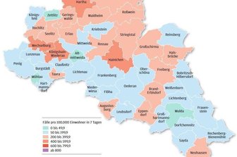 Corona: Wo die Infektionszahlen in Mittelsachsen besonders hoch sind - 