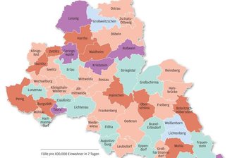 Coronadaten aus jeder Gemeinde in Mittelsachsen -