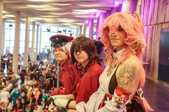 Cosplayer in Chemnitz: Die schönsten Bilder der Anime-Convention „ShiroCo“ - Verkleidet als Figuren aus Genshin Impact Anime.