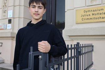Crimmitschau: Gymnasiast landet bei bundesweitem Mathe-Wettbewerb im Mittelfeld - Felix Fomin hat noch viel vor: Vor dem Studium konzentriert er sich auf die Vorbereitungen für das Abitur.