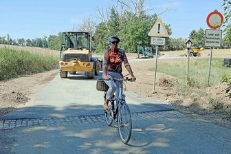 Crimmitschau: Weiteres Radweg-Projekt in den Startlöchern - Vor kurzem erst ist der neue Radweg zwischen Waldsachsen und Gosel fertig geworden.