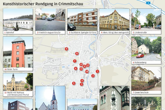 Crimmitschauer Bauwerke, die alte Zeiten bewahren -