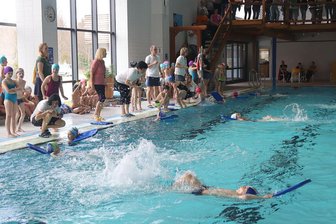 Crottendorfer Schwimmer sind wieder die Schnellsten - Acht Grundschulen aus der Region traten in Annaberg-Buchholz gegeneinander an.