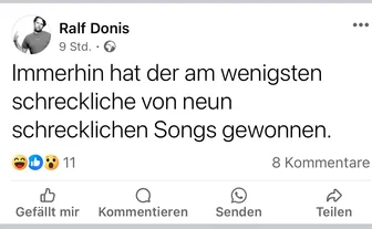 Déjà-vu beim ESC: Allemagne zero points? - 