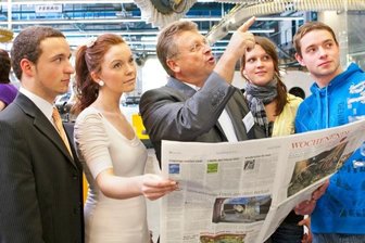 "Da hilft die Zeitung ungemein" - 
              <p class="artikelinhalt">Ein Besuch im Druckzentrum der "Freien Presse" ist Bestandteil des Projekts.</p>
            
