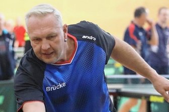 "Da waren schon geile Ballwechsel dabei" - Der Thumer André Brückert musste sich in Annaberg nur einem Spieler geschlagen geben.
