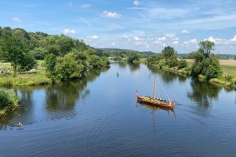 „Da waren wir schnittig unterwegs“ – Wikingerfreunde aus dem Erzgebirger überstehen das Unwetter - Die 20-köpfige Clique um Ronny Neubert kommt auf der Oder gut voran. Mittwoch war Ruhetag.