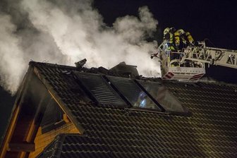 Dachstuhlbrand in Griesbach -