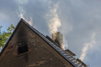 Dachstuhlbrand in Kunnersdorf - 