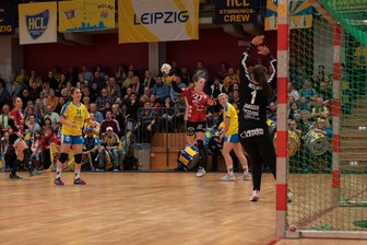 Jenny Choinwoski traf für Zwickau in Leipzig fünfmal.