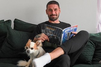 Daheim bei Ex-CFC-Aufstiegsheld Philipp Pentke: Zufrieden im Ländle - Philipp Pentke in seiner Wohnung in Heidelberg. "Willkommen im Ländle", sagt der gebürtige Freiberger zur Begrüßung.