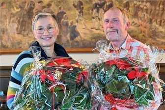Dank an Ehrenamtler: Diese Schneeberger packen für andere an - Die Stadt Schneeberg hat ehrenamtlich Engagierte geehrt. Darunter auch Ruth Ringeis und Detlef Neubert. 